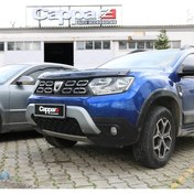 Resim EUROCAP Dacia Duster Ön U Difüzör Kaplama Abs Mat Gri 2018 