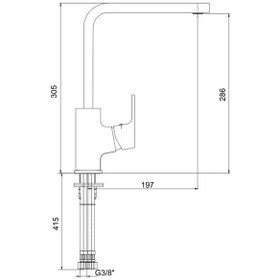Resim Eca Tiera Bi-Color Eviye Mutfak Bataryası Krom Kırmızı 103318065 