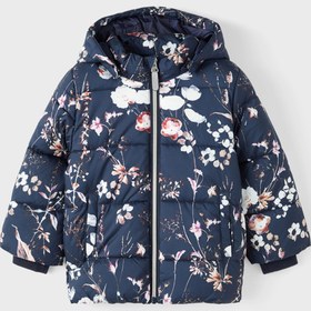 Resim name it Desenli Lacivert Bebek Yelek Nmfmay Puffer Jacket Flower 