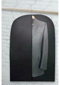 Resim 6 Adet Kullanışlı Takım Elbise Kılıfı 100x63 Cm 0096 Siyah 