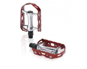 Resim Xlc Mtb / Trekkıng Alüminyum Pedal Kırmızı 