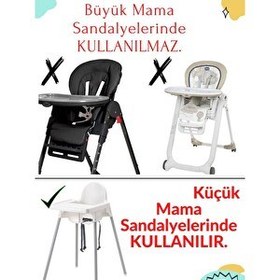 Resim Pamuk Atölyesi Antilop Melek Kanatlı Küçük Mama Sandalyesi Minderi - Pembe 