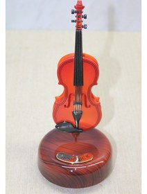 Resim Keman Müzik Kutusu Alk3794 