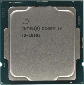 Resim Intel Core İ3 10105 Tray 3.70Ghz 6Mb Önbellek 4 Çekirdek 1200 14Nm Kutusuz İşlemci 