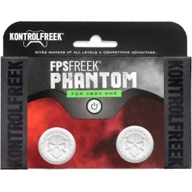 Resim Cosmostech Kontrolfreek Fps Freek Phantom Xbox One Uyumlu Beyaz Performans Analog Grip – 2’li High-Rise Thumbstick 