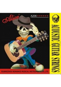 Resim Alice A206xl Akustik Gitar Takım Tel - 0.10 