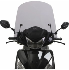 Resim GP Kompozit Honda Activa 2023-2026 Uyumlu Kısa Ön Cam Füme 44 cm 