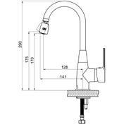 Resim GPD Solus Mtl 55 Tek Gövde Lavabo Bataryası 