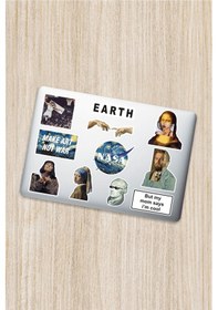 Resim Art Sanat Dekoratif Laptop Notebook Tablet Telefon Sticker Set 06 