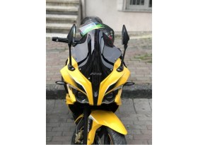 Resim Moparsan Dayanıklı Akrilik Motosiklet Ön Cam Rüzgarlık - Bajaj RS Modelleri ile Uyumlu Koruyucu Aksesuar 