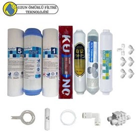 Resim Pemax Water Solutions Purefer Açık Kasa Çift Sedimentli Sertifikalı 7'li Orijinal Lg Kuno Mebran 4'lü Mineral-B12 Alkali 