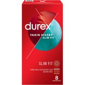 Resim Durex Yakın Hisset Skin Fit Prezervatif 8'li 