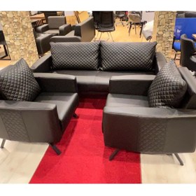 Resim BÜRO ARES WENTURA OTURMA GRUBU İKİ TEKLİ BİR ÜÇLÜ KANEPE 