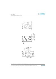 Resim Serel Amphora 56 Cm Entegre Asma Klozet (Bataryalı) AN58STS110H 