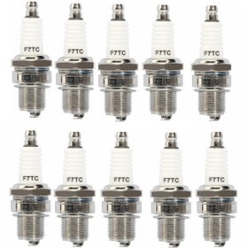 Resim KMTMAK 10 Adet F7tc Buji 4 Zamanlı Jeneratör Su Motoru Çapa Motoru Buji 