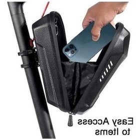 Resim Pazly Yetişkin Scooter & Denge Bisikleti İçin 8 Su Geçirmez Askılı Çanta - Siyah Siyah Siyah/ Siyah 