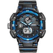 Resim Yingfu Smael 8045 Erkek Spor Saati: 50m Su Geçirmez, Çift Ekran, Gece Aydınlatması, Alarma, Kronometre, Tarih Gösterimi - Si Çok Renkli 