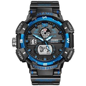 Resim Yingfu Smael 8045 Erkek Spor Saati: 50m Su Geçirmez, Çift Ekran, Gece Aydınlatması, Alarma, Kronometre, Tarih Gösterimi - Si Çok Renkli 