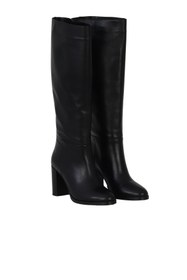 Resim Bueno Shoes Siyah Deri Kadın Topuklu Çizme 39wc2966 