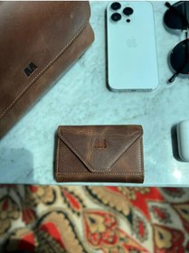 Resim Mia 2190 Hakiki Deri Kadın Akordiyon Cüzdan Taba 