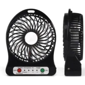 Resim Adista Taşınabilir Vantilatör - 3 Kademeli Masaüstü Mini Serinletici Fan 