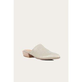 Resim Bueno Shoes Haki Deri Kadın Düz Terlik 