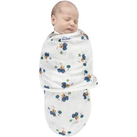 Resim Uğurlubebek Sevi Bebe Interlok Bebe Kundak Mavi|Standart 