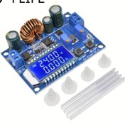 Resim D-FLIFE Ayarlanabilir DC-DC Gerilim Dönüştürücü Modülü, Boost & Buck Çıkışı, LCD Ekran, Aşırı Yük & Kısa Devre Koruması, Isı Emici ve Düşük Dalgalanma Filtresi ile 