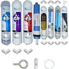 Resim Pemax Water Solutions Kapalı Kasa Su Arıtma STD 8'li Pallas Mebran B12 Alkali-Mineral-Detox-Gümüş İyon Tatlandırıcı 