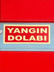 Resim KKDSTOCK Fosforlu Fotolümen Yangın Dolabı Levhası Bant Hediyeli 