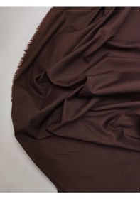 Resim Koyu Kahve Renkte Poplin Kumaş En: 140 Cm-10629 Kahverengi 