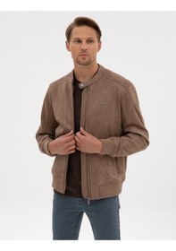 Resim Pierre Cardin Erkek Vizon Deri Mont-kaban 50318038-575 Vizon 