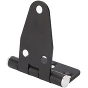 Resim Moveevo Stainless Steel T-köşe Mombit, 6 Delikli Siyah Kapaklı Jeneratör Kapısı Fikstürü, Dayanıklı Ve Rustproof, Kolay Kurulum 