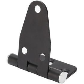 Resim Moveevo Stainless Steel T-köşe Mombit, 6 Delikli Siyah Kapaklı Jeneratör Kapısı Fikstürü, Dayanıklı Ve Rustproof, Kolay Kurulum 