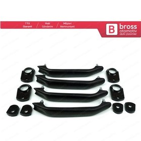 Resim Renault 12 Toros için Dış Kapı Kolu Takımı 7702128088 N11.14100 