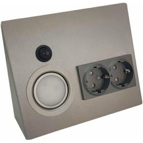 Resim Yigit Tezgah Altı Iki Prizli Spot 3W Led Günışıgı 