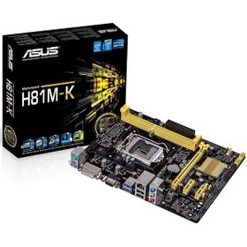 Resim H81M-K Intel H81 Soket 1150 DDR3 1600MHz Micro ATX Anakart 