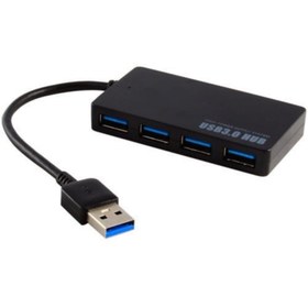 Resim Alfais 4580 4 Port Usb 3.0 Hub Çoklayıcı Çoğaltıcı Switch 