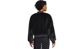 Resim Nike W Sportswear Kadın Günlük Çift Taraflı Bomber Ceket FB8692-010 Siyah 