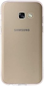 Resim KZY İLETİŞİM Samsung Galaxy A3 (2017) ile uyumlu Kapak 1mm Şeffaf Silikon Kılıf 