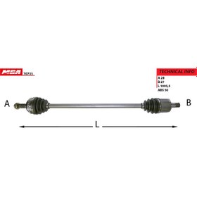 Resim MGA 70733 AKS SOL ABSLİ ACCORD 98-02 OTOMATIK 