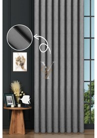 Resim Petek Fon Perde V-1030 Gri Gri 