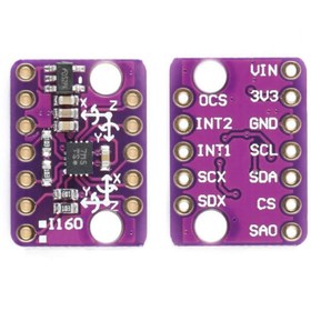 Resim Alkatronik Bmı160 Gyro Sensör Modülü 6 Eksen Imu Üç Eksenli Jiroskop Ivme Ölçer Hareket Adım Sayar Atalet 