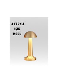 Resim Taşınabilir Dokunmatik Led Lamba Sıcak & Soğuk Işık Ayarı Çok Renkli 