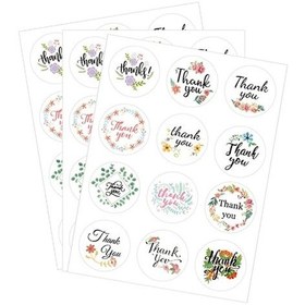 Resim Rogfer 50 Adet Teşekkür Ederim Sızdırmazlık Etiketi 12 Teşekkür Ederim Yuvarlak Sızdırmazlık Etiketi Teşekkür Etiketleri 12 Sayfa Diğer 
