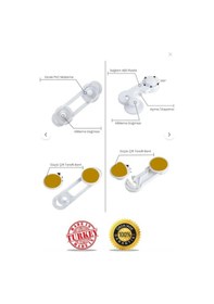 Resim Can Yıldız Plastik Çocuk Bebek Güvenlik Çok Amaçlı Kilit Dolap Kapak Çok Amaçlı Kilit Siyah 