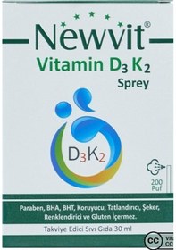 Resim Newvit Vitamin D3 K2 Sprey 