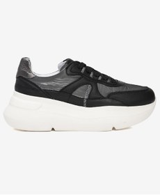 Resim Greyder Kadın Siyah Hakiki Deri Sneaker Ayakkabı 3Y2SA32330 