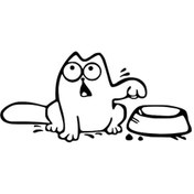 Resim Aç Kedi - Araç, Oto, Laptop, Duvar Uyumlu Sticker 10 5 Cm 