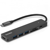 Resim Dark DK-AC-U31X42 USB 3.1 Gen1 Type-C 7in 1 HDMI-USB 3.0-TF SD Kart Okuyucu-USB-C&USB-C PD Hub 